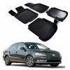 Tapis De Sol 3D - SCOUTT - Volkswagen PASSAT B7 - Caoutchouc Premium - Noir - Sur Mesure