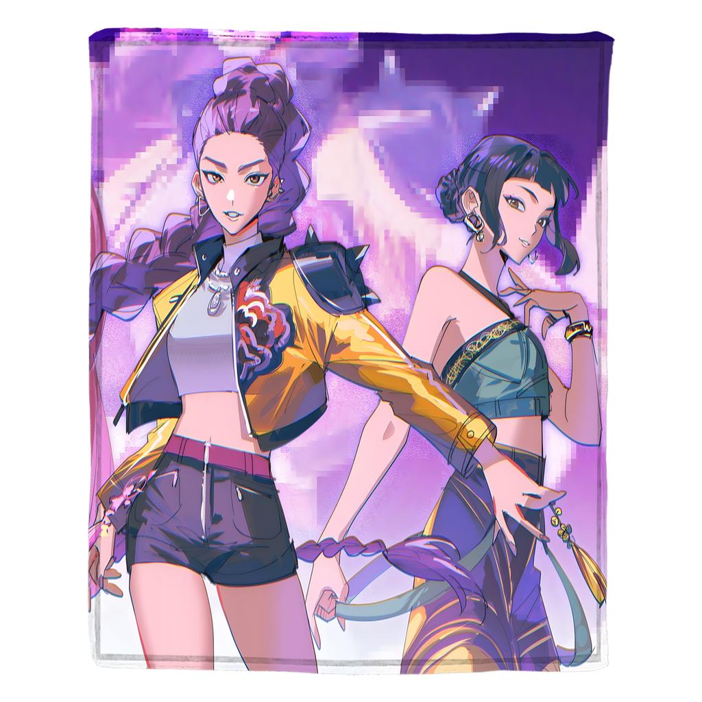 Flannel Digital Printed Blanket Conditioning Blanket Sofa Blanket Girl Gift