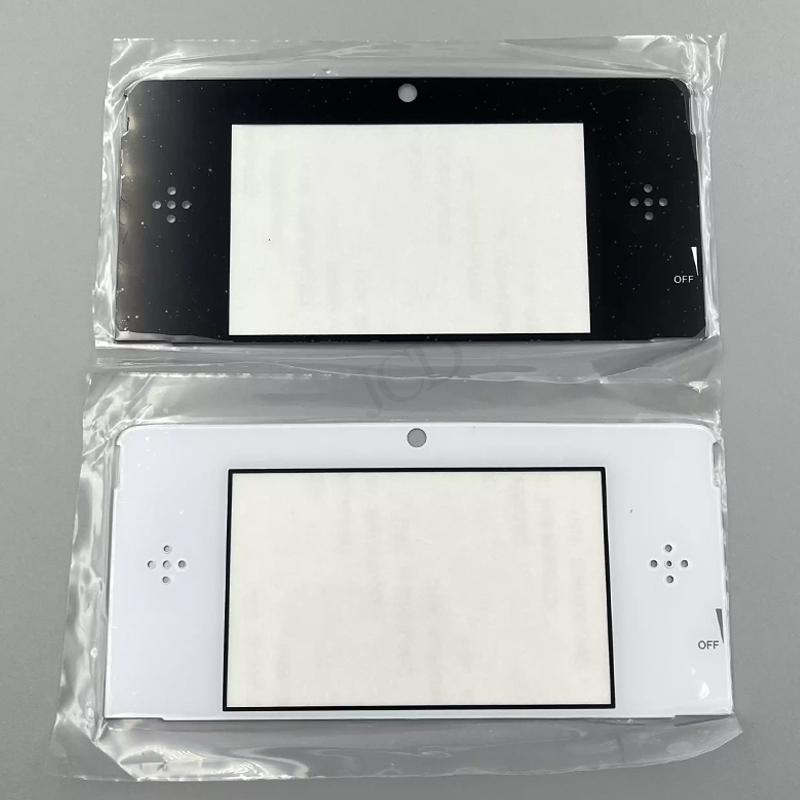 1PCS Top Screen Glass/Plastic Lens with Strong Adhesive Replacement Front LCD Cover For Retro Handheld Game Console