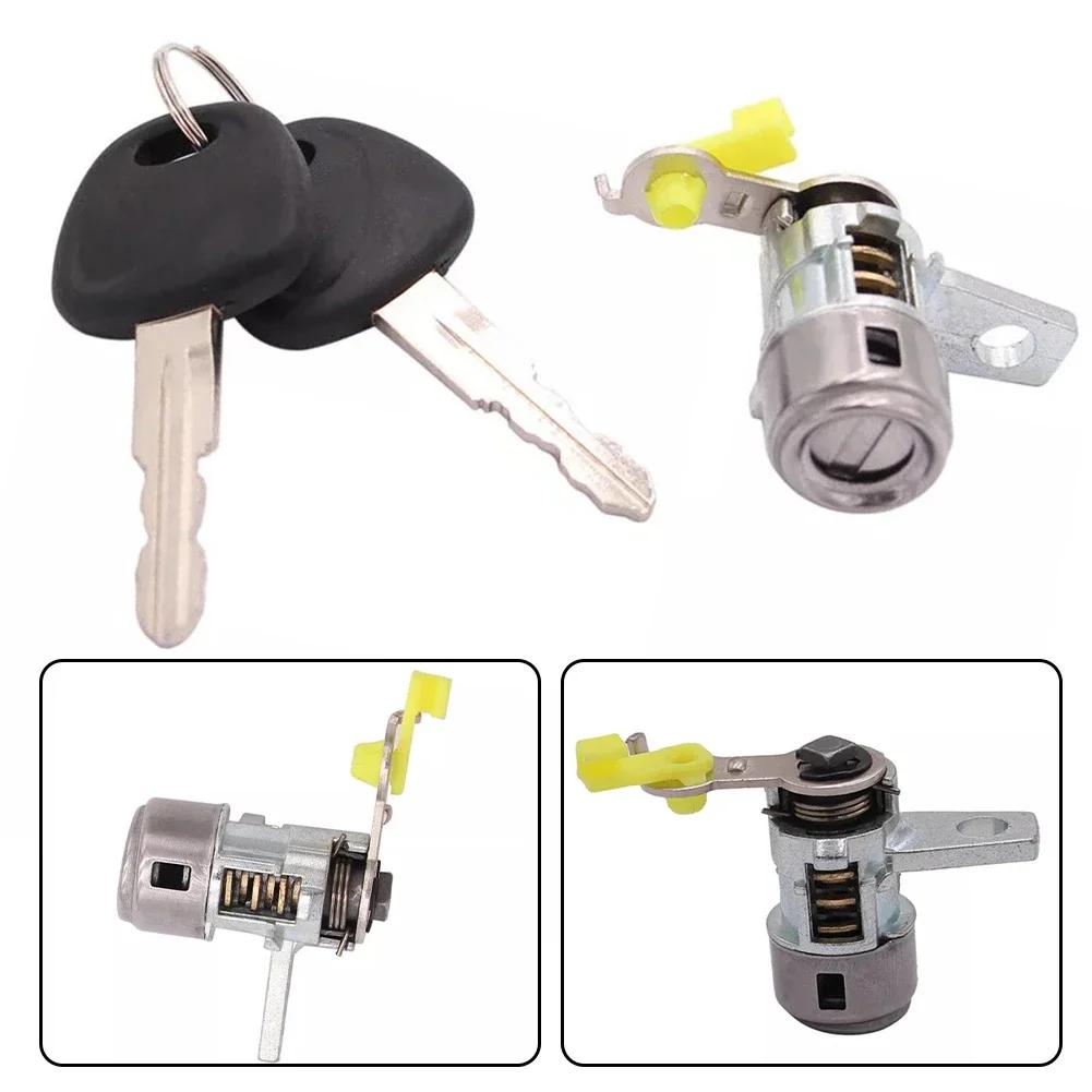 Цилиндр замка передней двери автомобиля со стороны водителя LH с 2 ключами для Hyundai для Accent 2005-2011 81970-1EA00 Наружные детали