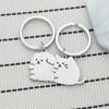 Hanging Jewelry Couple Keychain Hug Cat Dog Dog Cat Keychain  Valentine's Day Gift
