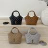 Korean Retro Diamond Pattern Women's Crossbody Bag - Autumn/Winter Versatile Handbag & Commuter Shoulder Bag