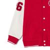 Vans Baseball Jacket Logo Single Button Loose Kids Jackets Red VN000JZG14A