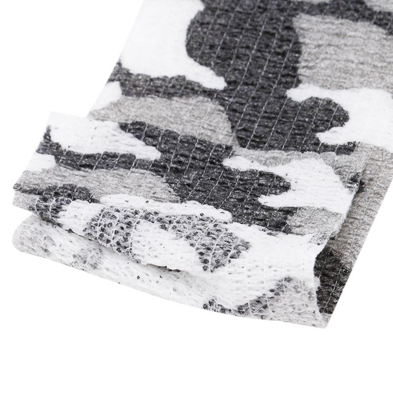 1pc/3pcs/5pcs Outdoor Camouflage Self-adhesive Telescopic Non-woven Tape Accessories