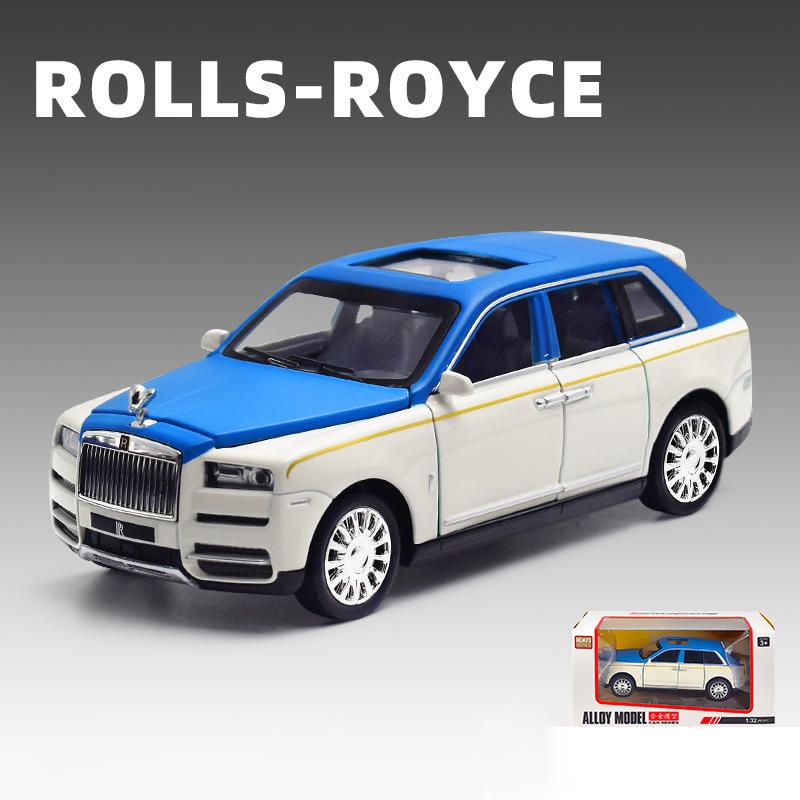 1:32 Scale Diecast Cullinan Model Cars, Zinc Alloy Pull Back Vehicles Diecast Car Model with Light & Sound for Kids Boy Girl Gift