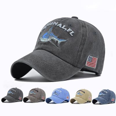 Модная новая высококачественная бейсболка из хлопка America FlagShark для мужчин, женская бейсболка Snapback HatsFor Men Bone Hip Hop Dad Hat Gorras