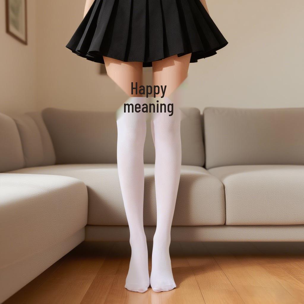 Европейские и американские бархатные носки с бантом до колена на Рождество