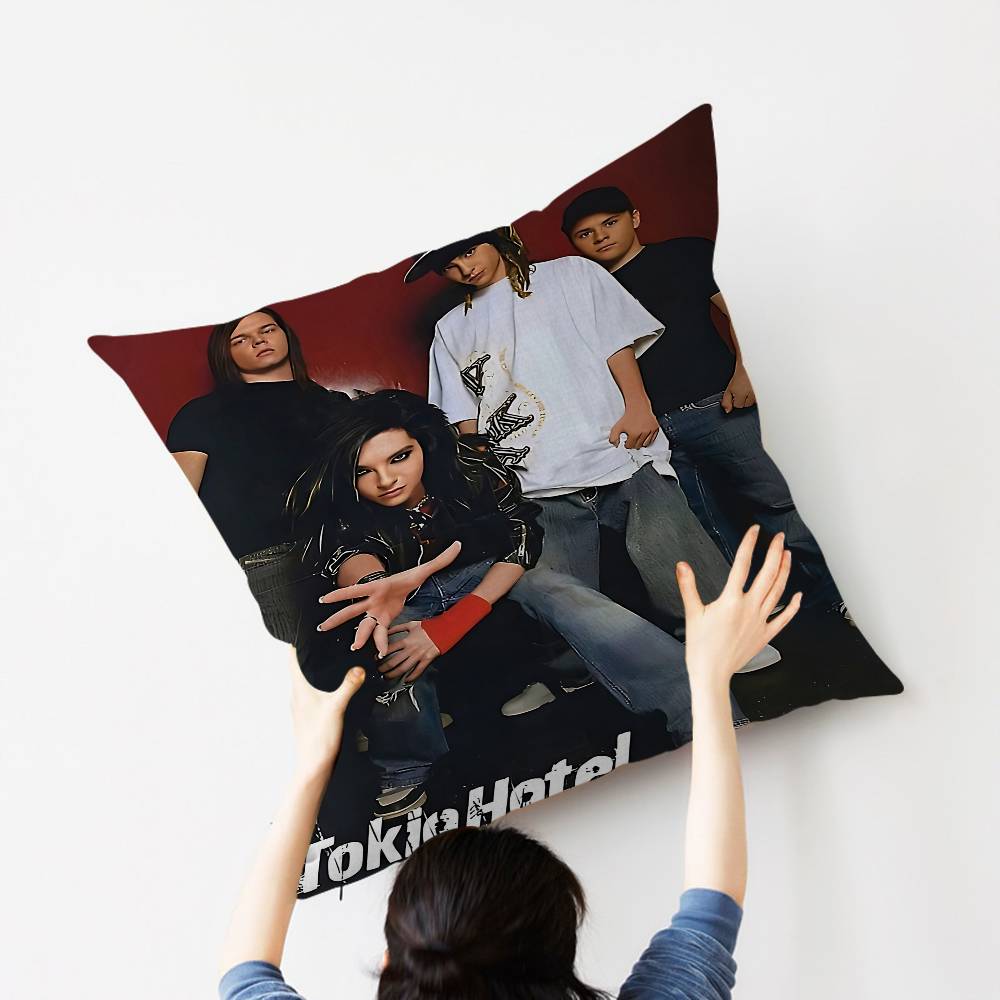 Билл Каулитц Том Tokio Hotel Классический Счастливый Дракон Наволочка Чехол для Подушки на Диван Украшение для Комнаты Подарок для Детей
