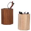 Desktop Storage Wooden Pen Holders INS Style Large Capacity Pen Holder Box Multifunctional Wooden Pencil Organizer