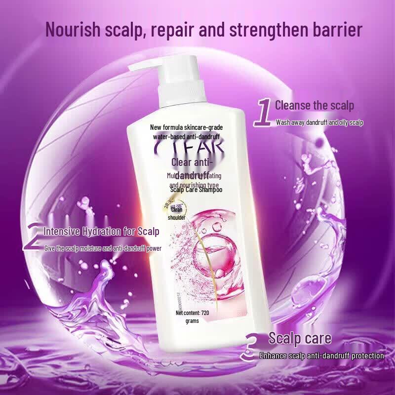CLEAR Women's Anti-Dandruff Hydrating Shampoo 720g