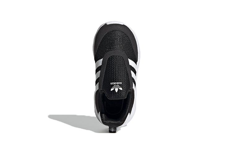 adidas Originals ZX 360 Амортизация Устойчивые к истиранию Дышащие Низкие Детские Кроссовки Черно-белые Для Младенцев и Малышей FX4941