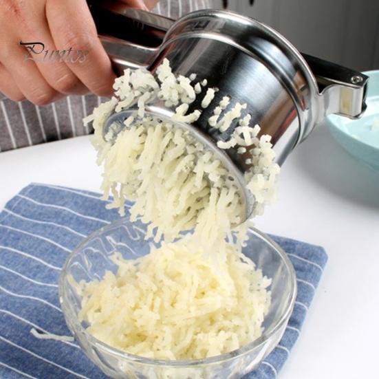 Машинка для картофеля из нержавеющей стали, эргономичная ручка, легко моющийся пресс для картофеля для домашней кухни