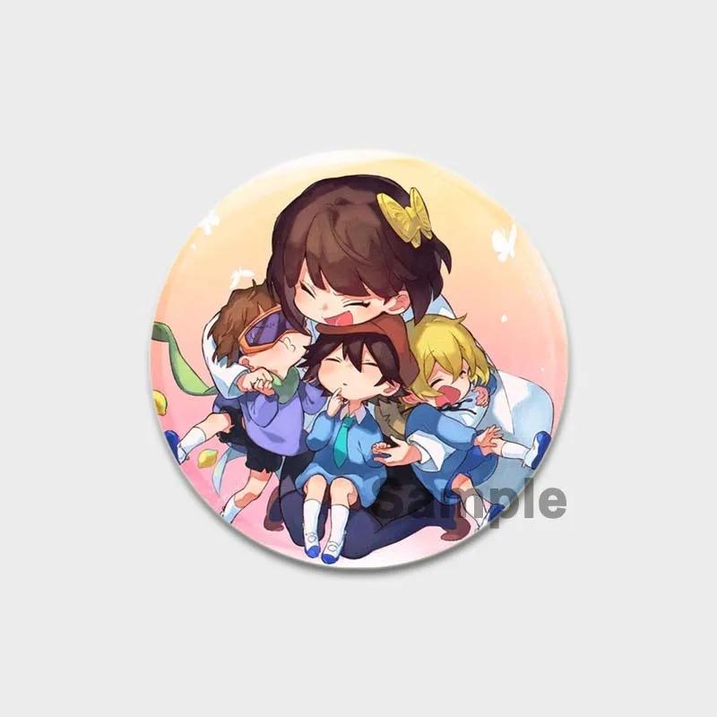 32/44/58MM Аниме значки на лацкан, милые мультяшные броши, значок для сумки шляпы, ювелирные подарки, Накадзима Дазай Осаму Накахара Чуя