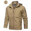 Men S Thin Waterproof Hooded Outdoor Hiking Casual Jacket