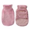 Warm Soft Dog Coat Jacket High Collar Vest for Small Dogs Teddy Puppy Winter Clothes with Magic Tape Design