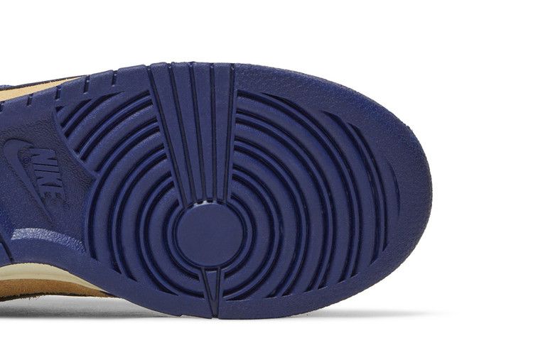 Women's Sneakers Nike Dunk Low LX Blue Suede (Women's) Deep Royal Blue/Sesame/Midnight Navy/Dark Obsidian
