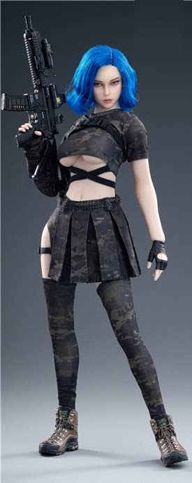 Игрушки Хобби Масштаб Фигурка TBLeague Body Fire Girl Игрушки Вооруженная девушка Серия Камуфляж Вооруженная девушка Красивый комплект одежды Оружие и перчатки Не &