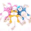 Ding Dong Pet Forest Friend Rope Dog Toy Set of 3 26 X 28 Cm, Mixed Colors, 1 Set