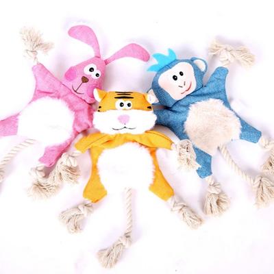 Ding Dong Pet Forest Friend Набор игрушек для собак на веревке, 3 шт., 26 x 28 см, разные цвета, 1 комплект