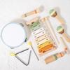 Wooden Orff Percussion Set Children'S Music Enlightenment Harping Sand Hammer Rattling Bells Educational Toys