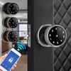Умный замок отпечаток пальца bluetooth дверной замок цифровая клавиатура смарт-карта кодовый замок с ручкой для отеля дома офиса приложение