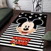 1 шт. Ковер с рисунком Микки Мауса и Минни от Disney, Ковер для зоны, Нескользящий ковер, Ручная стирка, Коврик для пола, Подходит для гостиной, спальни, домашнего декора