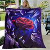 Newest 3D Rose Flower Sunflower Blanket,Flannel Blanket Throw Blanket,Sherpa Warm Blanket for Living Room Bedroom Beds Sofa Gift