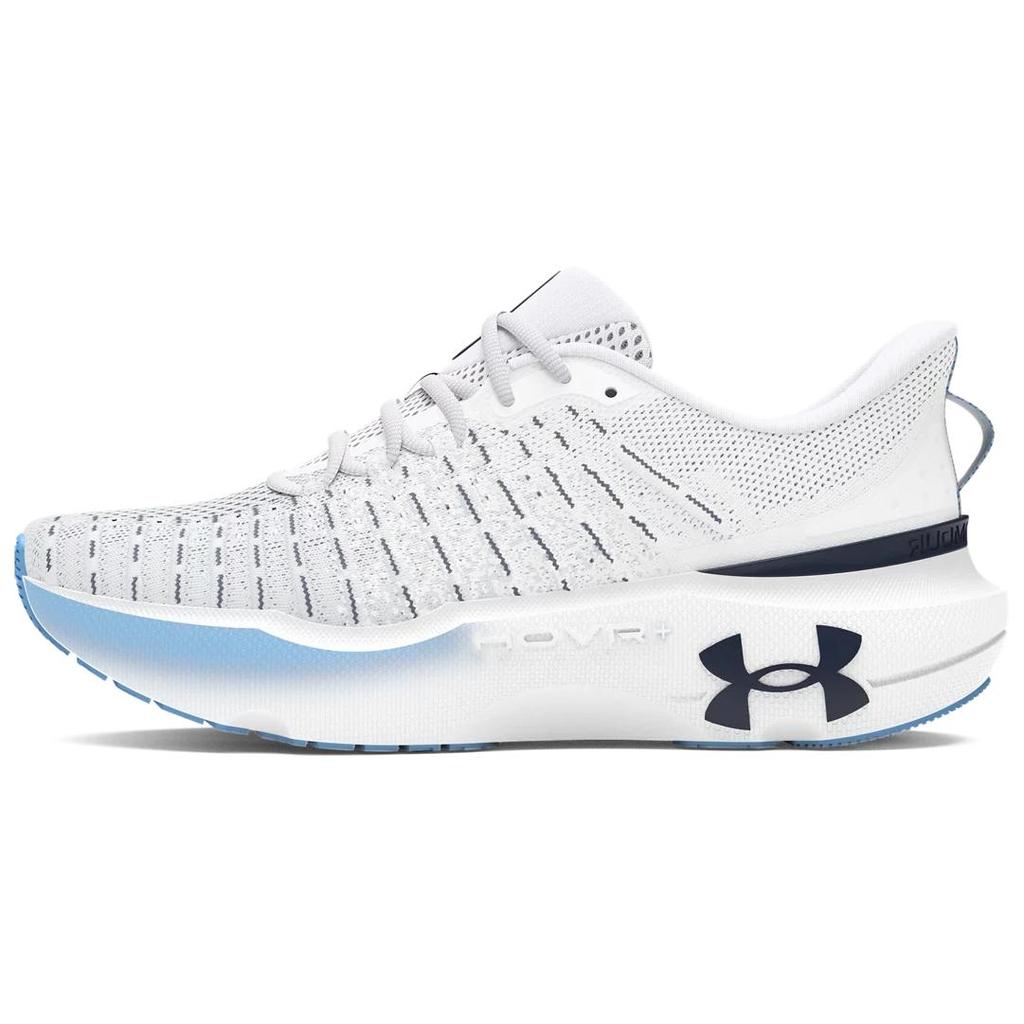 Under Armour HOVR Infinite Elite White Halo Grey Women Sneakers Midnight-Navy 3027199-102
