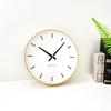 KATOMOKU plywood clock, natural, km-49NA, wall clock with continuous second hand, 30.4cm diameter (quartz clock)
