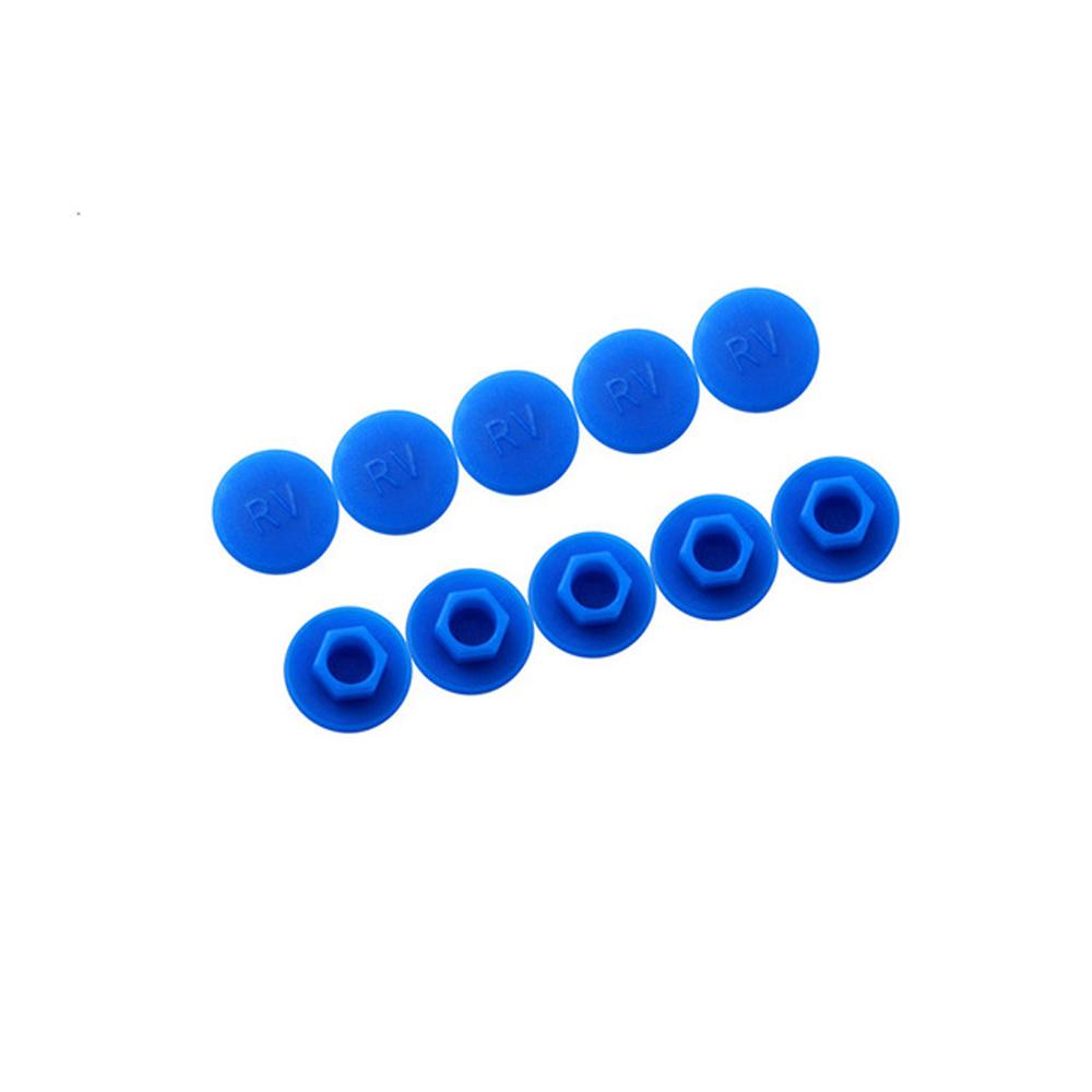 Bicycle Stem Protective Mountain Bike M5 Screw Dust-Proof Bike Headset Stem Hexagon Screws Cap Screw Caps Hexagon Bolt Cover
