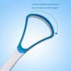 6Pcs/Set Tongue Cleaner Double Side Solid Handle Anti-Slip Surgical Grade Metal Tongue Brush Scraper for Adult