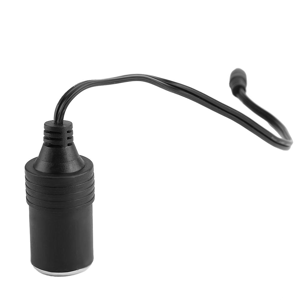 Cigarette Lighter Female to DC 5.5 * 2.1mm Female Socket Plug Power Supply Adapter Cable