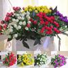 Elegant 36 Heads Artificial Silk Rose Flowers Bouquet For Wedding And Home Dcor