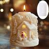 Magic House Christmas Santa Scented Candle Silicone Mold Magic House Forest Christmas Santa Gift Candle Mold Resin Gypsum Molds