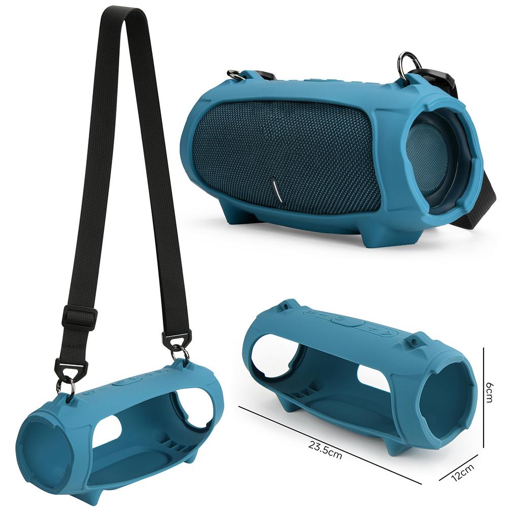 Для JBL Charge 5 Bluetooth-динамик Чехол Мягкий силиконовый чехол-скин с ремешком для JBL Charge 5 Беспроводной Bluetooth-динамик Сумка
