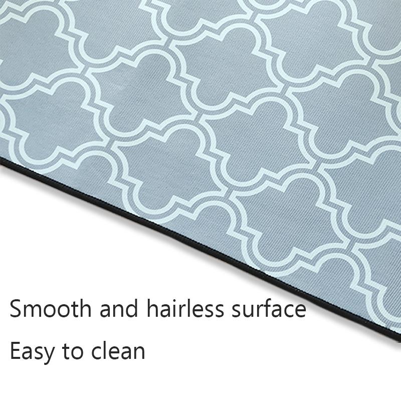 Morandi Color Kitchen Rug Sets 40x60cm 40x120cm 2 Piece Simple Geometric Solid Floor Mat Non-slip Washable Bedroom Chair Rug