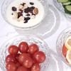 Минималистичная стеклянная салатница