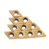 10pcs CNC Carbide Tips Inserts Blade Cutter Lathe Turning Tool With Box CNC Turning Insert Cutting Tool