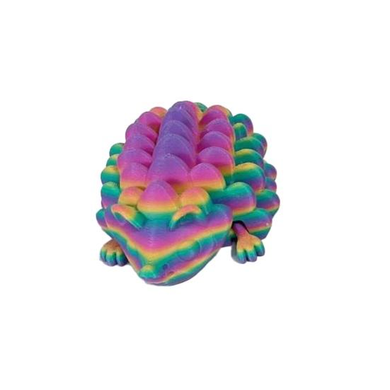 3D-печатная фигурка ежа с подвижными суставами, имитация ежа, игрушка-антистресс, фиджет-игрушка, украшение для дома, офиса, рабочего стола