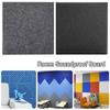 6 Pieces/pack DIY Sound-absorbing Foam Self-Adhesive 3D Wall Decoration Board Door Sealing Board