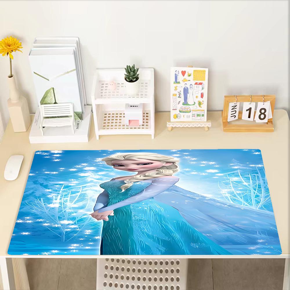 Elsa Theme Mouse Pad, Non Slip Rubber Base, Multifunctional Office & Home Decor, Perfect for Workspace Personalization.