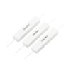 10PCS Wirewound Ceramic Cement Power Resistor Fixed Horizontal 20W Watt 0.1ohm - 100Kohm Vertical Axial Lead Resistance 5% 0.1/0.22/0.47/100/1K R Ohm