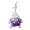 Keychain Imitation Mink Hair Cartoon Doll Charm Key Ring Fade-Resistant Compact Lightweight Backpacks Car Key Holder