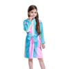 Children Nightgowns Kigurumi Hooded Bathrobes Kid Animal Bath Robe Rainbow Unicorn Sleepwear For Boys Girls
