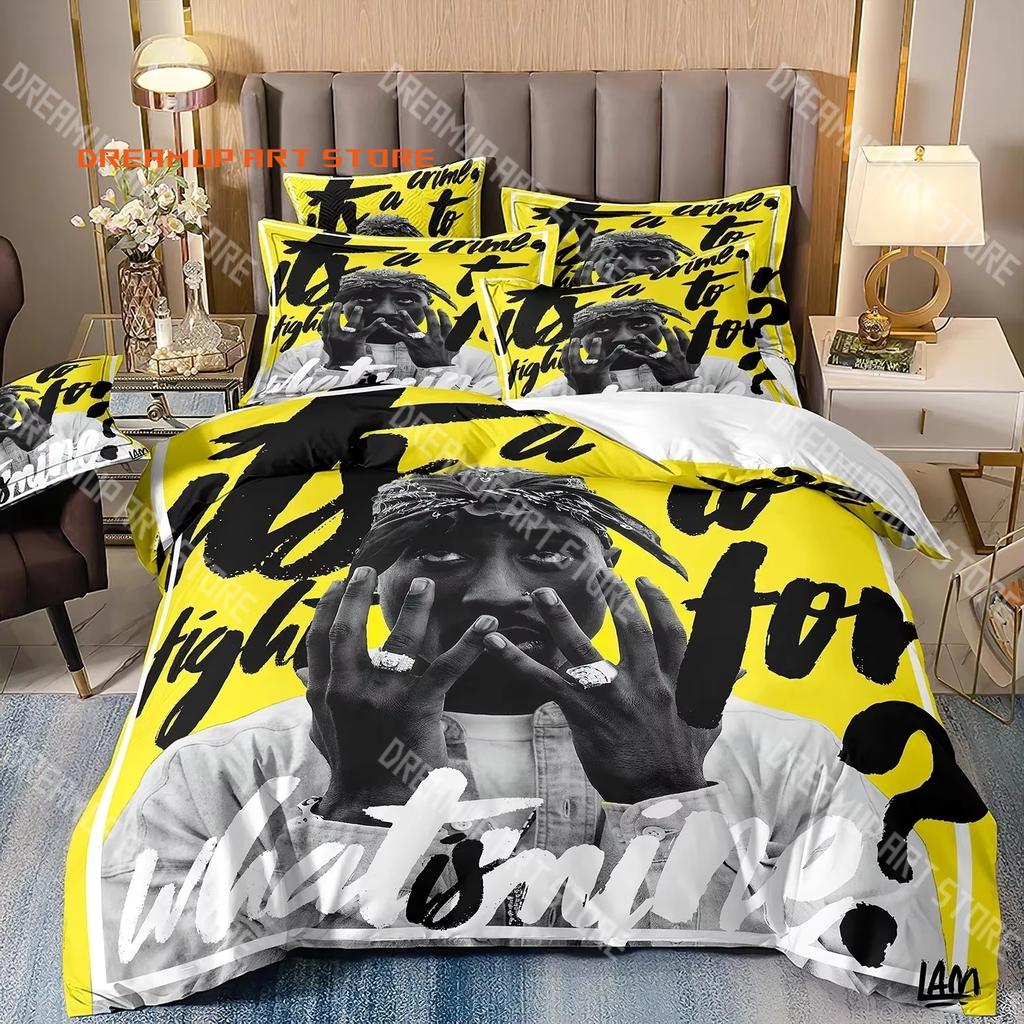 3D Print 2Pac Tupac Amaru Shakur Bedding Set Single Twin Full Queen King Size Bed Set Adult Kid Bedroom Duvetcover Set