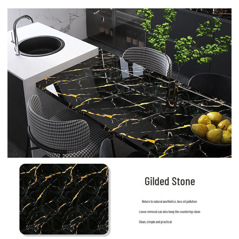 Самоклеящиеся водонепроницаемые утолщенные наклейки для плитки на стену и столешницу для кухни и домашнего декора