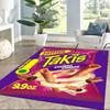 Квадратные ковры Takis Limited Edition со вкусом чуррос — отличный выбор для гостиных, спален, домашнего декора и в качестве подарков.