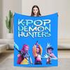 Huntrix HUNTRX Rumi Kpop Demon Hunters Blankets Пушистый, потрясающий, теплый плед для дома на зиму