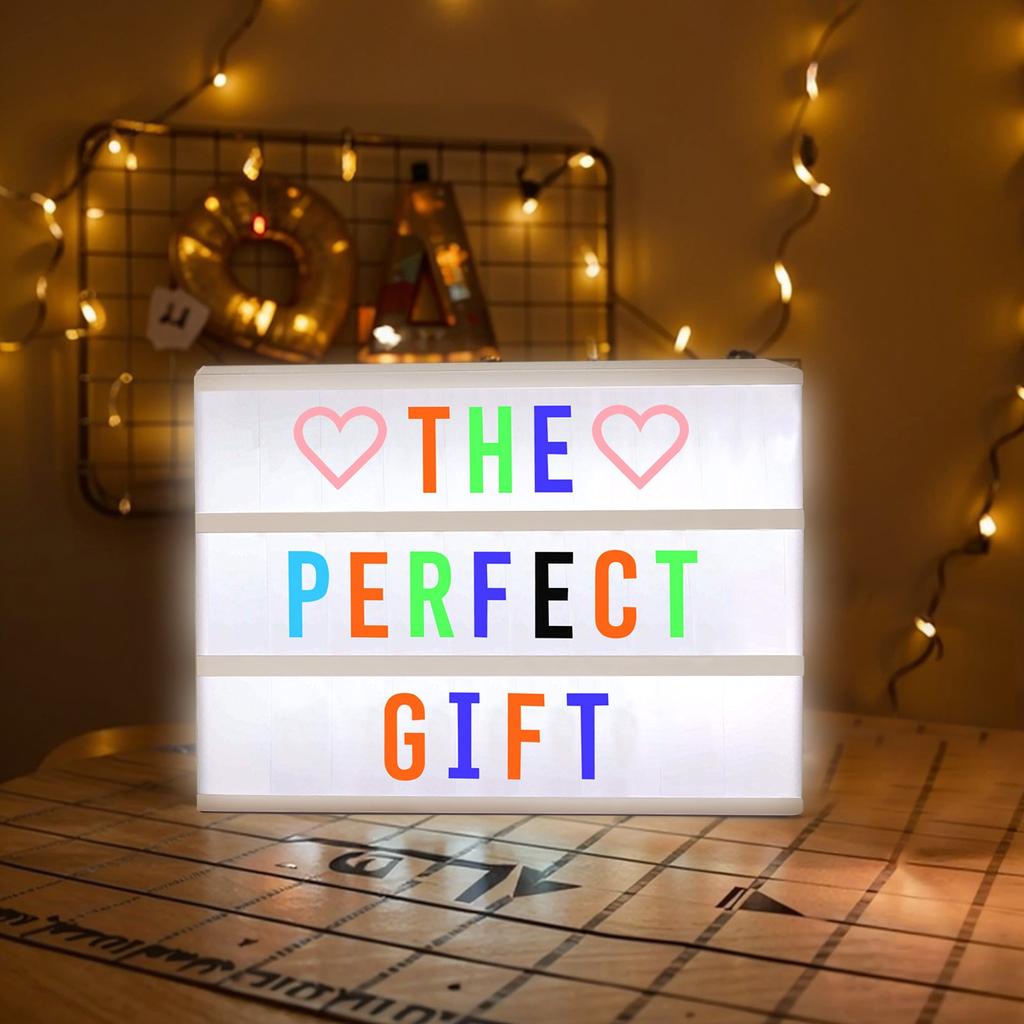 Light Box With Letters Led Light Box Kids Bedroom Decor Baby Shower Light Up Sign Letters Board Gifts For Boys And Children And Lovers