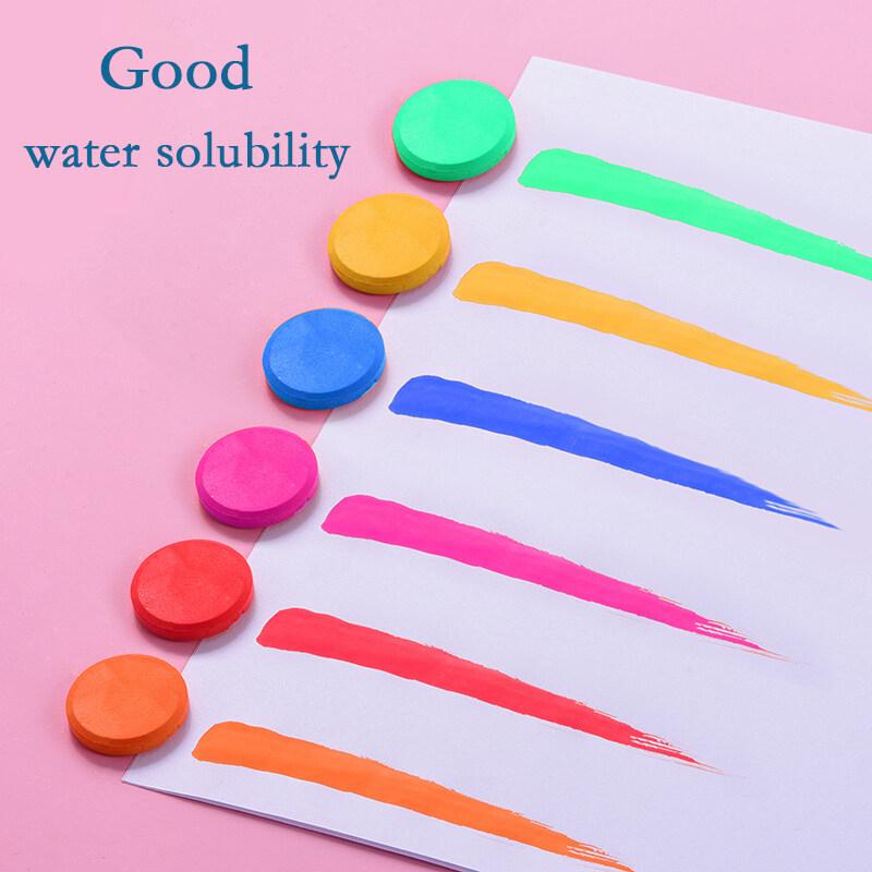 16/36 цветов портативный однотонный набор акварельных красок акварельная кисть ручка для детской живописи товары для рукоделия